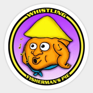 WHISTLING FISHERMAN'S PIE Sticker